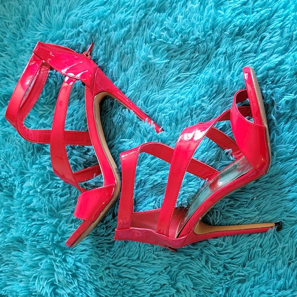 Jubilee Red Stiletto Patent Heels 👠